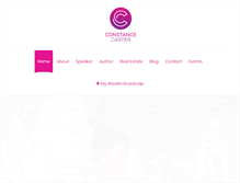 Tablet Screenshot of constancecarter.com